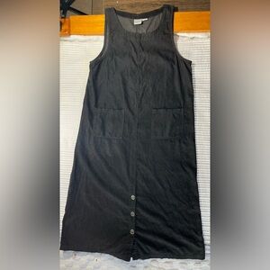 Match Vintage Overall Bib Maxi Jumper Dress L